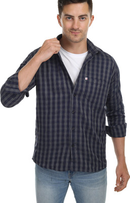 Arthz Fab Trends Men Solid Casual Blue, Grey Shirt
