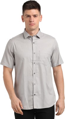 TURTLE Men Printed Casual Grey Shirt