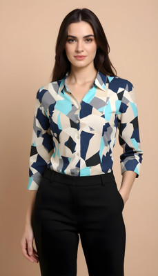OSG Women Printed Casual Multicolor Shirt