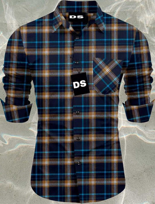 VASTRAM TREND Men Checkered Casual Multicolor Shirt