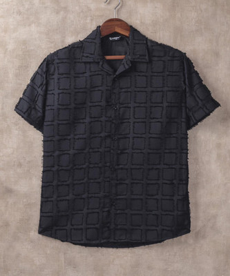 fitoda fashion Men Self Design Casual Multicolor Shirt