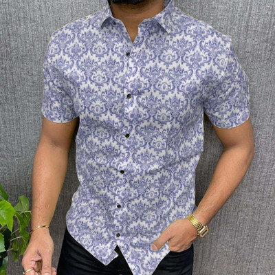 STOVESSY Men Printed Casual Multicolor Shirt