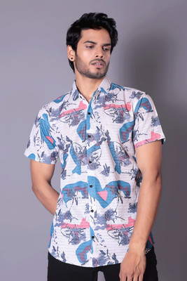 fitoda fashion Men Printed Casual Multicolor Shirt