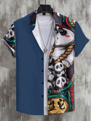 SHIVAY FAB Men Printed Casual Multicolor Shirt
