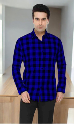 SHAH TEXTILES Men Checkered Formal Multicolor Shirt