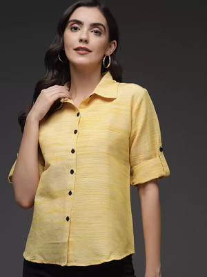 TANDUL Women Self Design Casual Multicolor Shirt