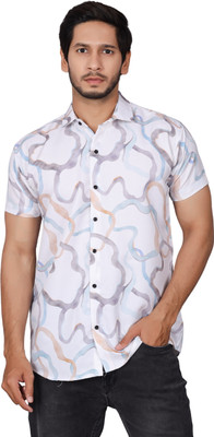 Cresale Men Printed Casual Multicolor Shirt