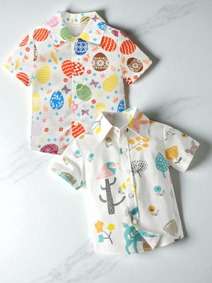 KIDOOZA Boys Printed Casual Multicolor Shirt