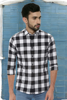 SHAH TEXTILES Men Checkered Casual Multicolor Shirt