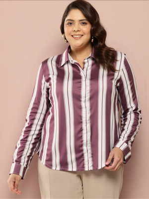 THECLASSICTOGS Women Striped Casual Multicolor Shirt