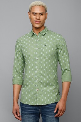 Allen Solly Men Printed Casual Green Shirt