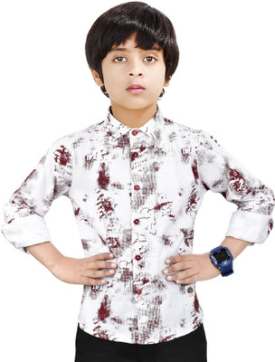 MOHINI CREATION Boys Printed Casual Multicolor Shirt