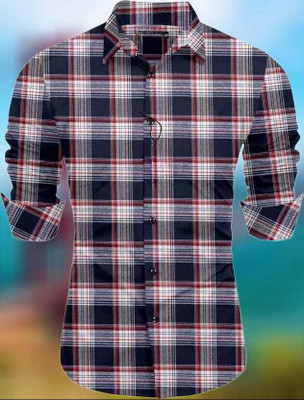 ElanWear Men Checkered Casual Multicolor Shirt