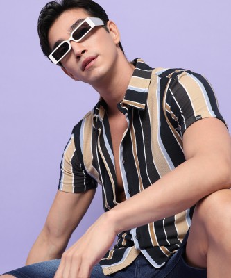 CAMPUS SUTRA Men Striped Casual Multicolor Shirt