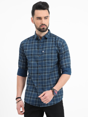 AIDAN PAUL Men Checkered Casual Multicolor Shirt