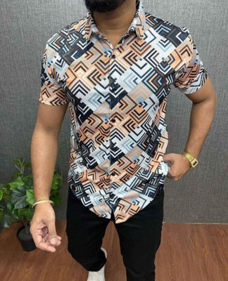 ISUEL FAB Men Printed Casual Multicolor Shirt