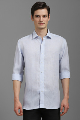 LOUIS PHILIPPE Men Solid Formal Light Blue Shirt