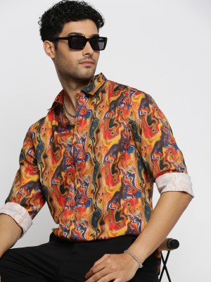 Showoff Men Printed Casual Multicolor Shirt