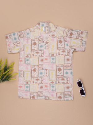 V-MART Boys Printed Casual Multicolor Shirt