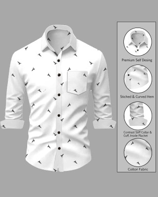 GOYANIENTRPRS Men Solid Casual Purple Shirt