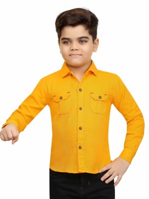 FOREVER YOUNG Boys Solid Casual Multicolor Shirt