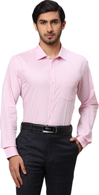PARK AVENUE Men Solid Formal Red Shirt