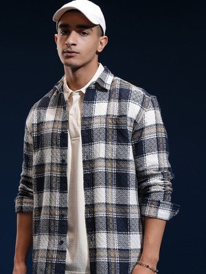 HIGHLANDER Men Checkered Casual Multicolor Shirt
