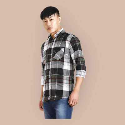 Shiv Fashion Trend Men Checkered Casual Multicolor Shirt