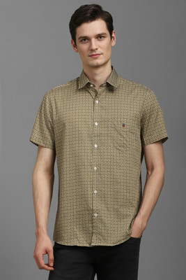 LOUIS PHILIPPE Men Printed Casual Brown Shirt