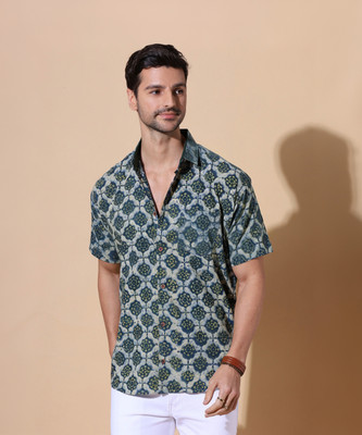 Moshi Men Printed Casual Multicolor Shirt