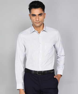 LOUIS PHILIPPE Men Solid Formal White Shirt