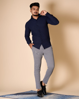 nirmal creation Men Self Design Casual Multicolor Shirt