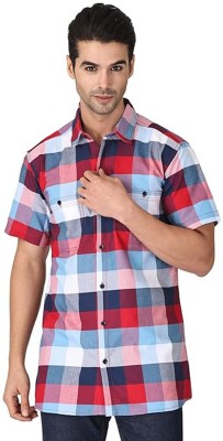 OM COLLECTIONS Men Checkered Casual Multicolor Shirt