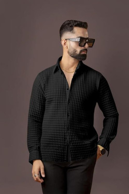 Radiance Creation Men Self Design Casual Multicolor Shirt