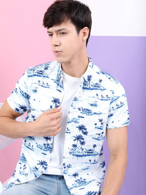 HIGHLANDER Men Printed Casual Multicolor Shirt