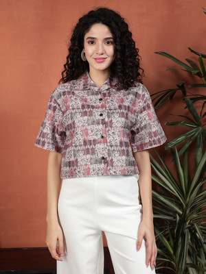 TANDUL Women Printed Casual Multicolor Shirt