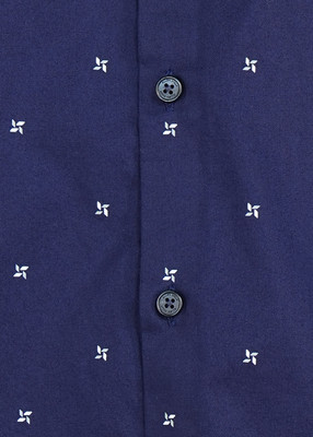 Allen Solly Men Printed Casual Blue Shirt