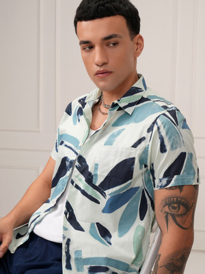 HIGHLANDER Men Printed Casual Multicolor Shirt