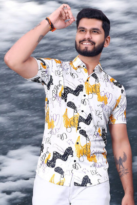 GCFAB Men Printed Casual Multicolor Shirt
