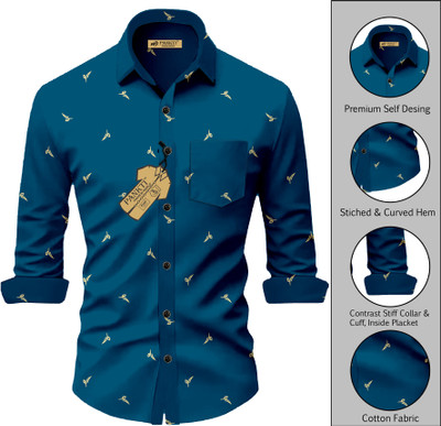 GOYANIENTRPRS Men Solid Casual Light Green Shirt