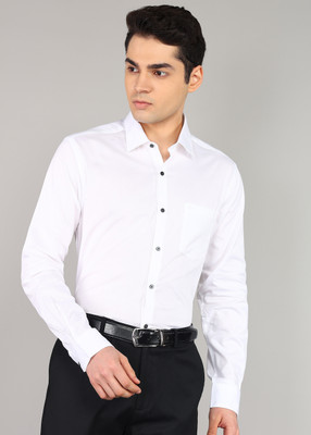 ARROW Men Solid Formal White Shirt