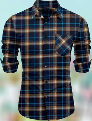 New4u creation Men Checkered Casual Multicolor Shirt