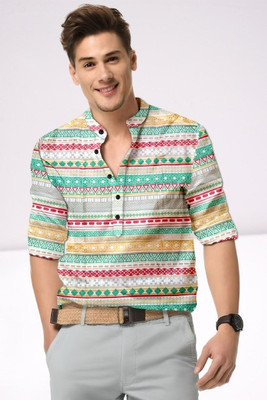 ISUEL Febb Men Solid Casual Multicolor Shirt