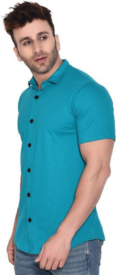 Blisstone Men Solid Formal Light Green Shirt