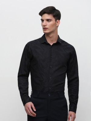 SELECTED HOMME Men Solid Formal Black Shirt