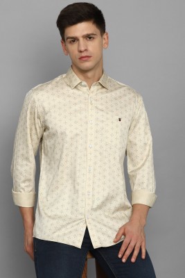 LOUIS PHILIPPE Men Printed Casual Beige, Dark Blue Shirt