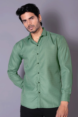 SHIVAY FAB Men Polka Print Casual Multicolor Shirt