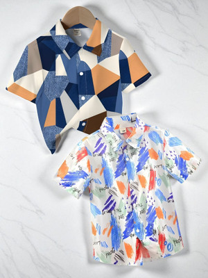 Sparrow ENTERPRISE Boys Striped Casual Multicolor Shirt