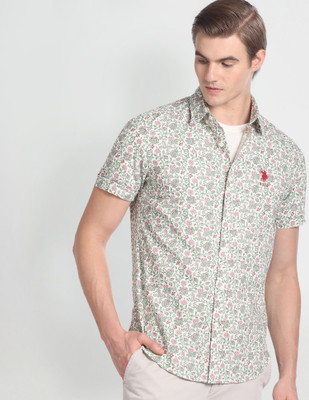 U.S. Polo Assn. Denim Co. Men Printed Casual Multicolor Shirt