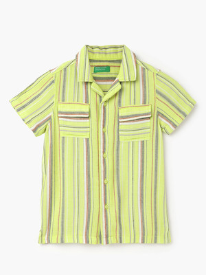 United Colors of Benetton Boys Striped Casual Multicolor Shirt